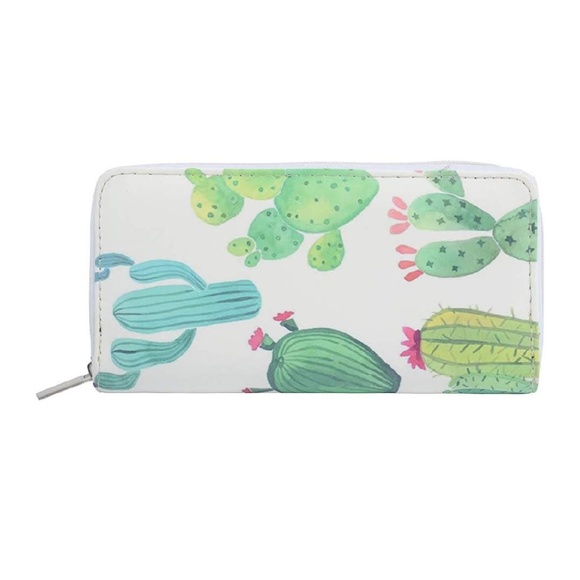 Cactus Handbags - Cactus Print Wallet